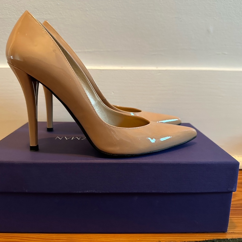 Stuart Weitzman patent leather heels